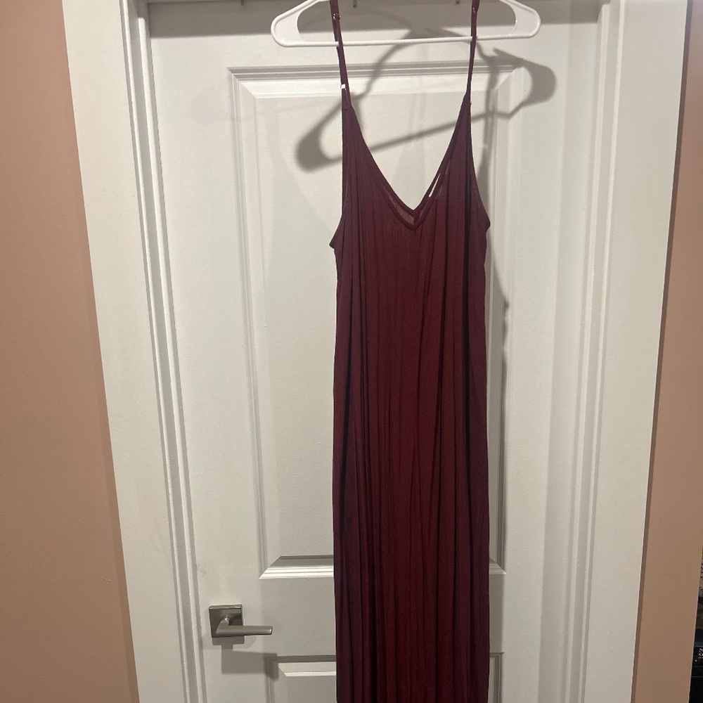 Love Stitch Gauze Maxi Dress